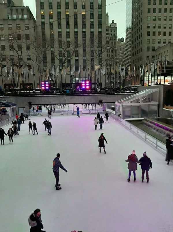 Ice Skating Rink at Rockefeller Center, New York City