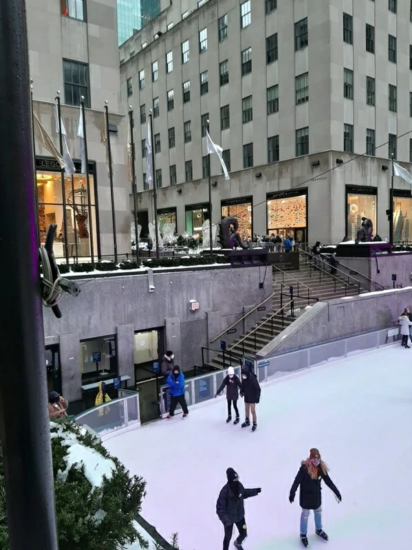 Ice Skating Rink at Rockefeller Center, New York City