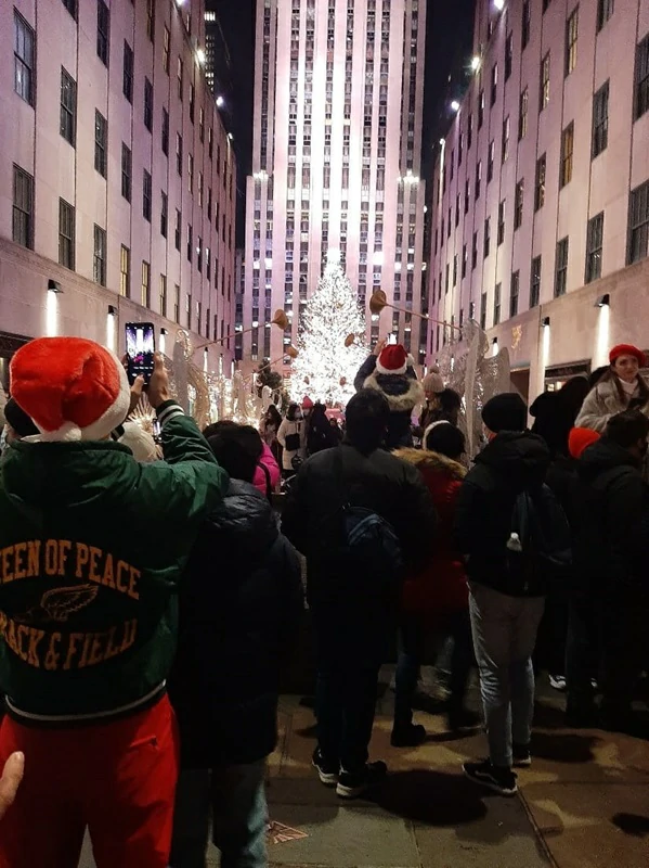 Rockefeller Center, New York City in Christmas