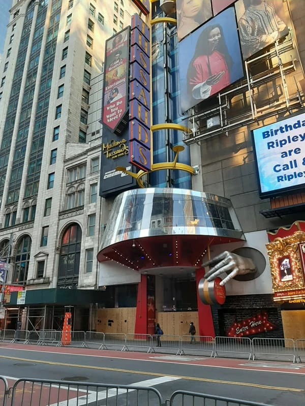 Madame Tussauds in 42 Street between 7 & 8 Avenue