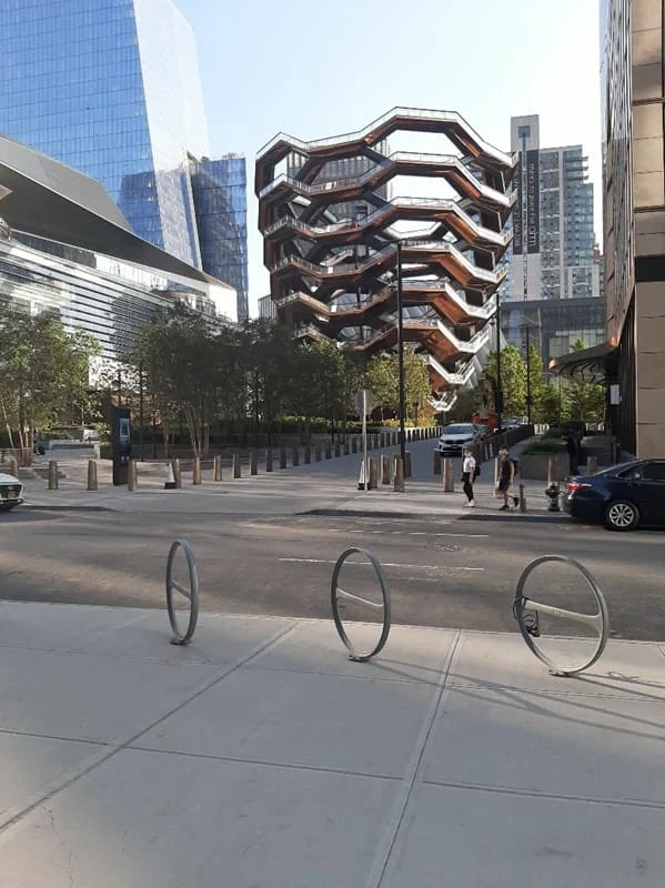 Hudson Yard area with Vessel, NYC